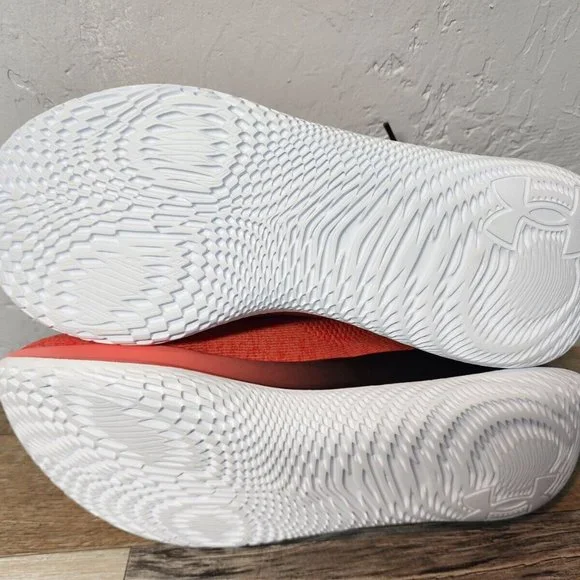 Under Armour Curry Flow Go Running Shoes Coral Red Black 3023814-604 Siz… - Picture 11 of 13